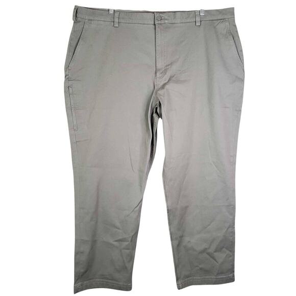 Duluth Trading Co Flex Ballroom Canvas Pants Men’s Size 46x30 Gray Workwear - Picture 2 of 13